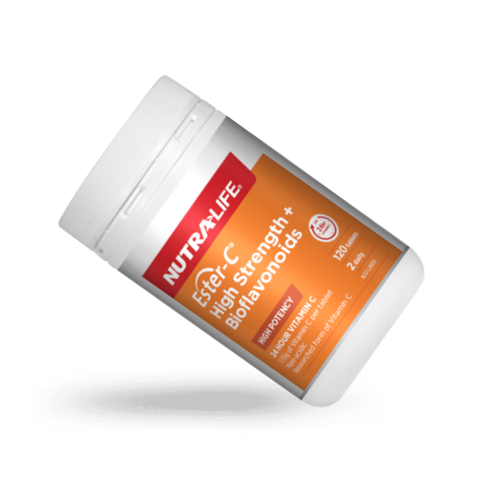 Nutralife Ester C High Strength + Bioflavonoid 120 Tablets