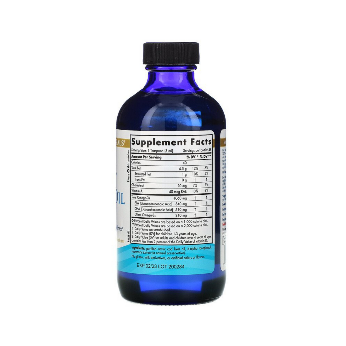 Nordic Naturals Arctic Cod Liver Oil Liquid 237ml