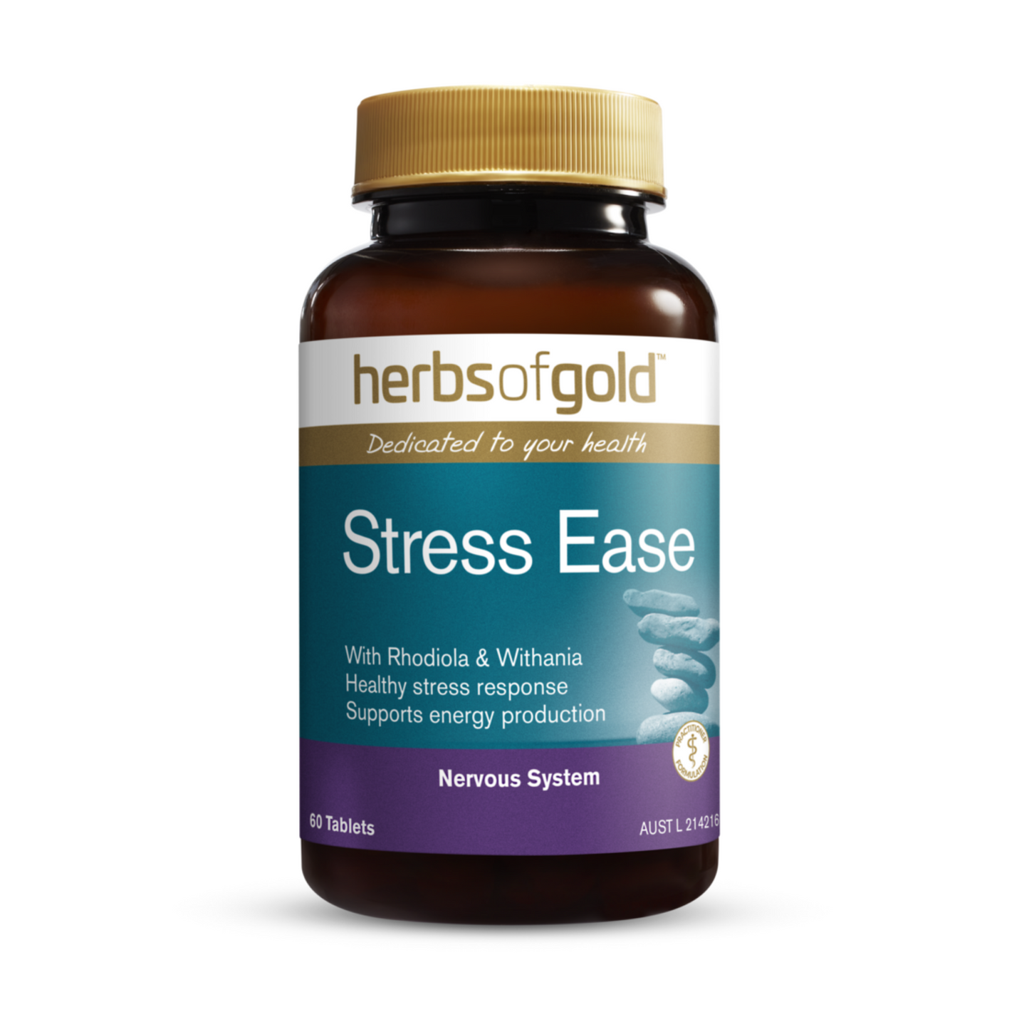 Herbs of Gold Stress Ease 60 Tablets