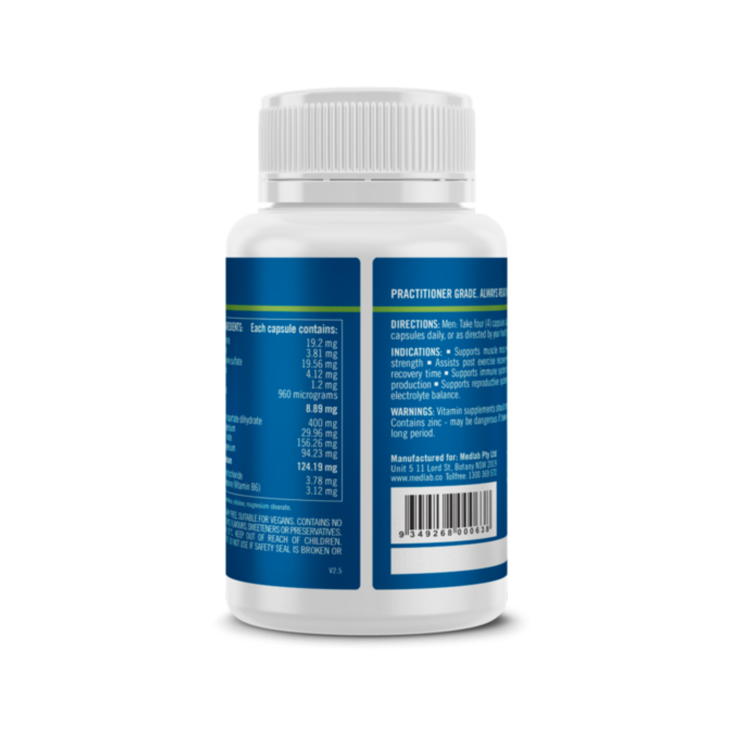 Medlab Testo Restore 60 Vegetarian Capsules