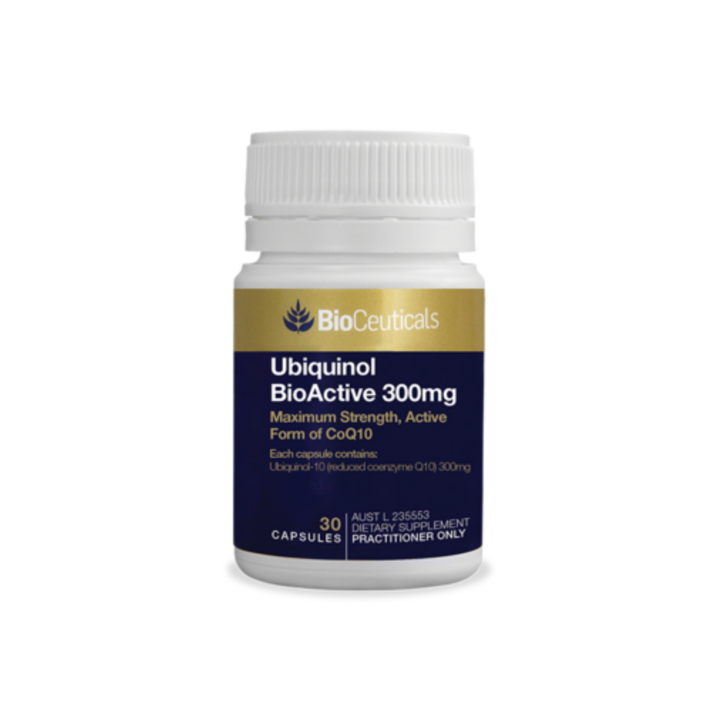 BioCeuticals Ubiquinol BioActive 300mg 30 Capsules