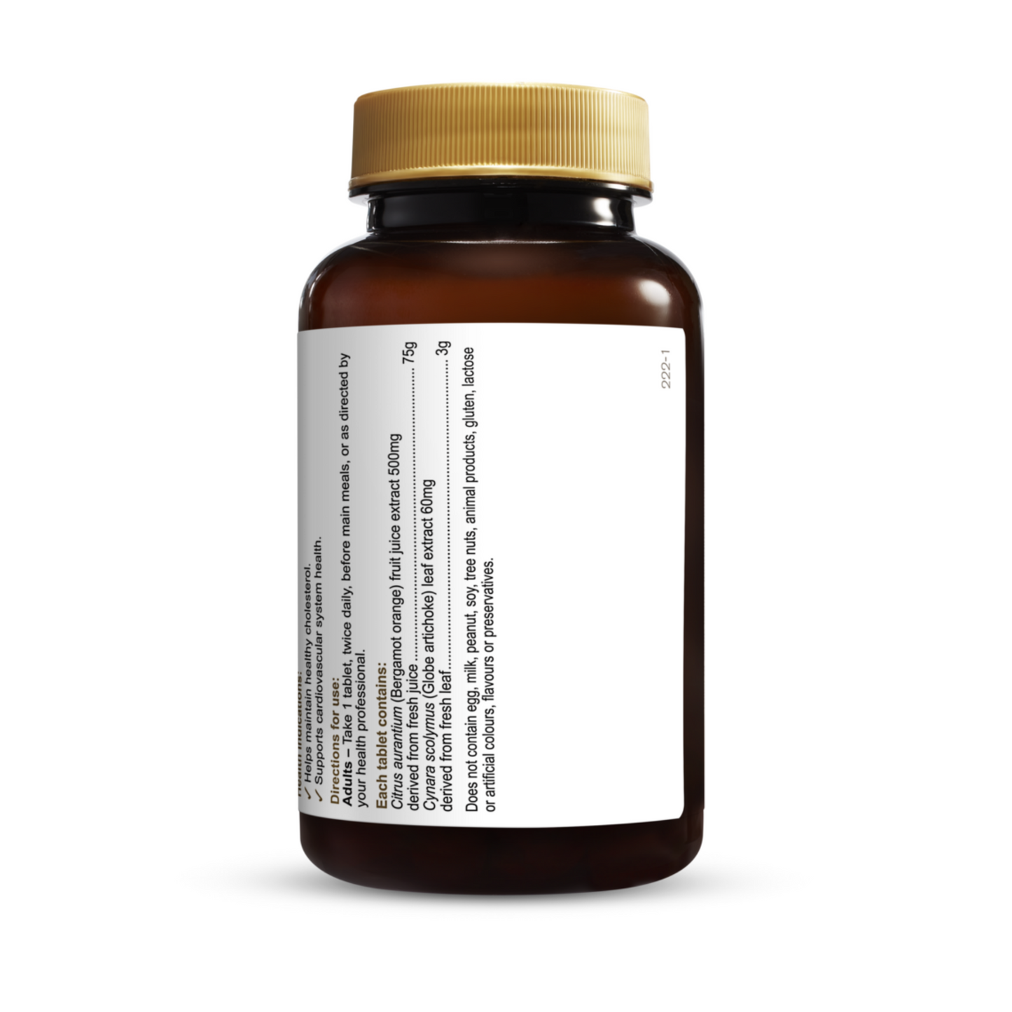 Herbs Of Gold Bergamot Cholesterol Care 60 Tablets