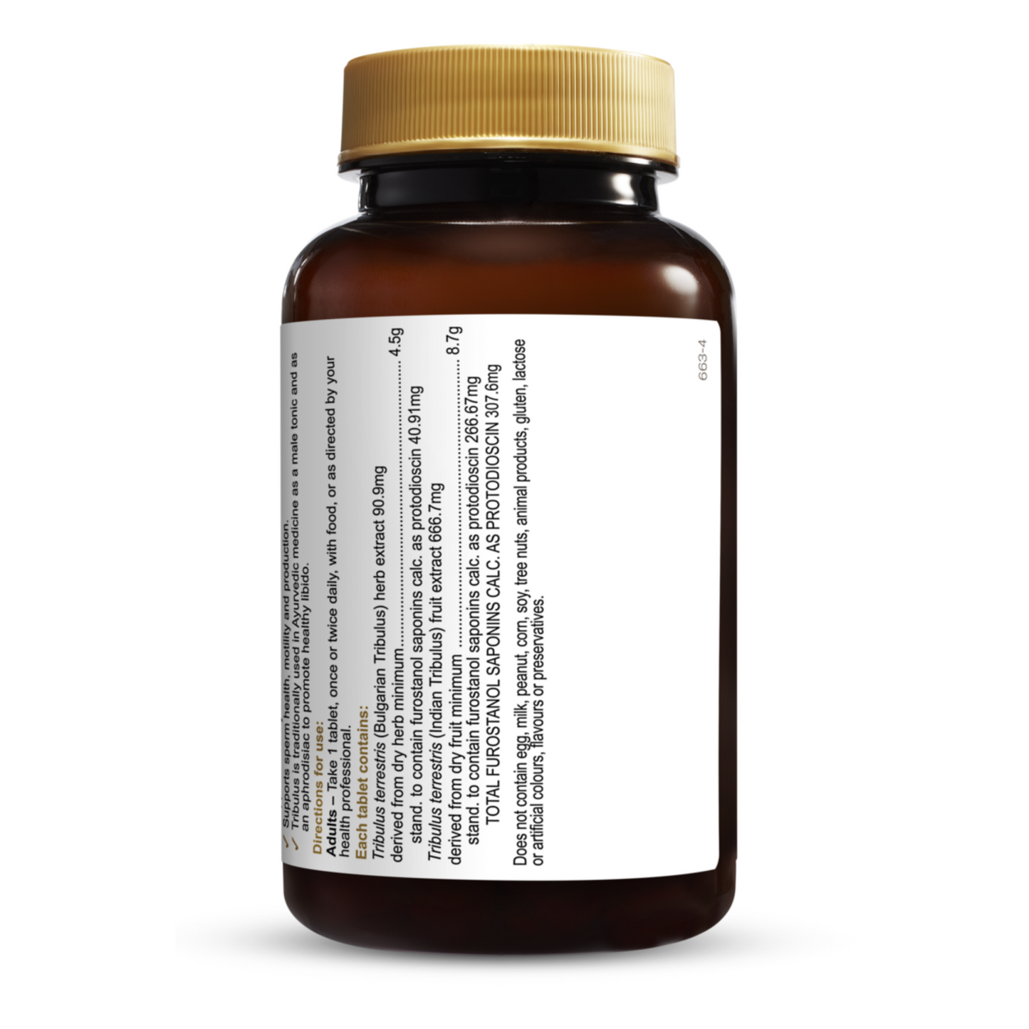 Herbs Of Gold Bulgarian Tribulus Complex 30 Tablets