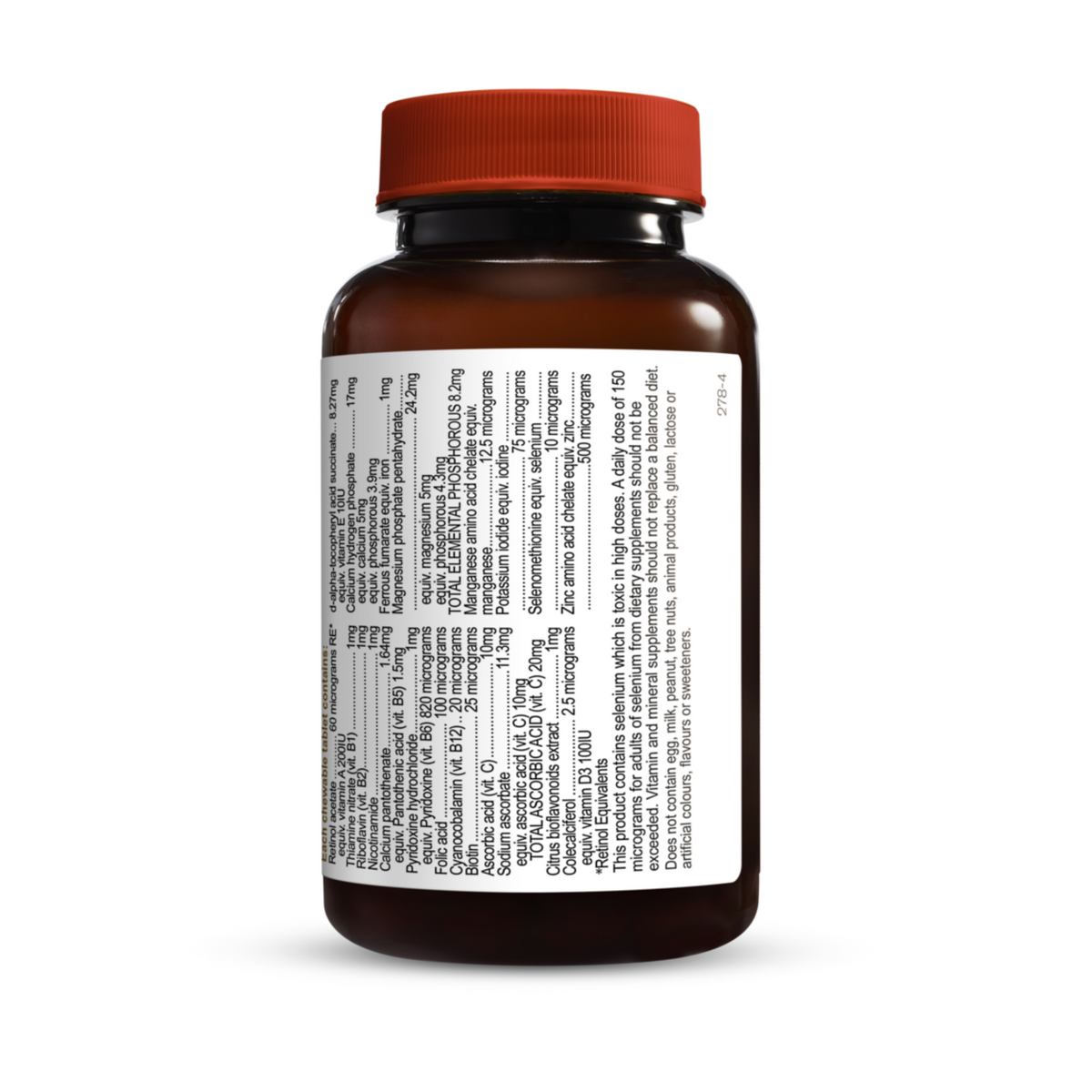 Herbs Of Gold Children's Multi Care 60 Chewable Tablets