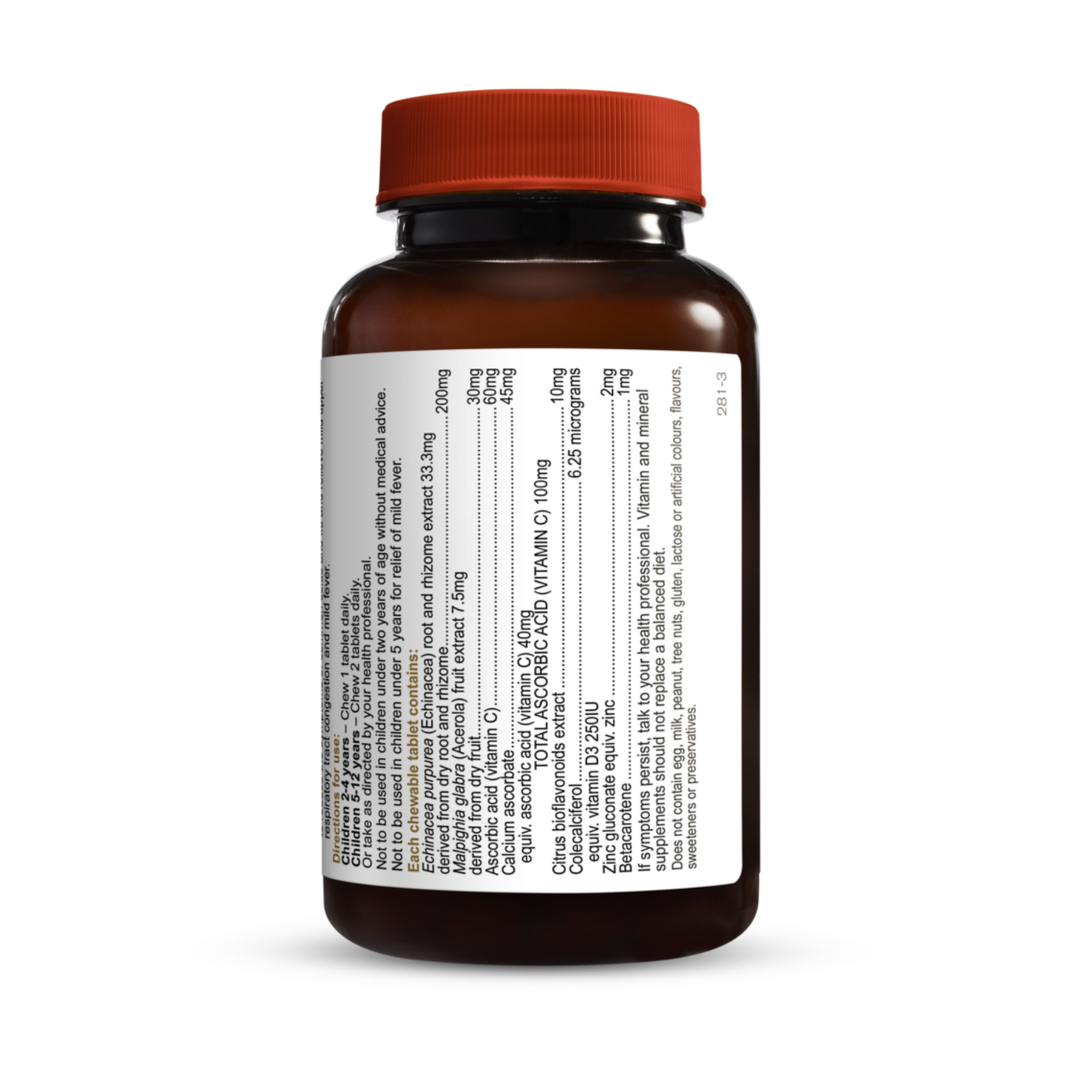 Herbs Of Gold Children's Immune Care 60 Chewable Tablets