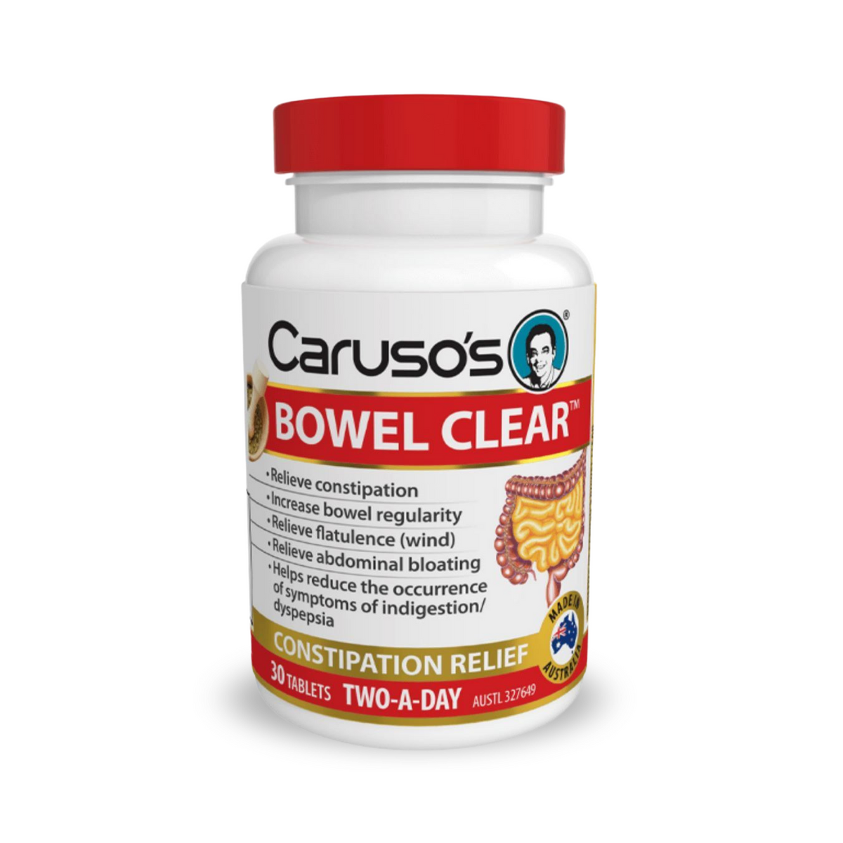 Caruso's Bowel Clear 30 Tablets