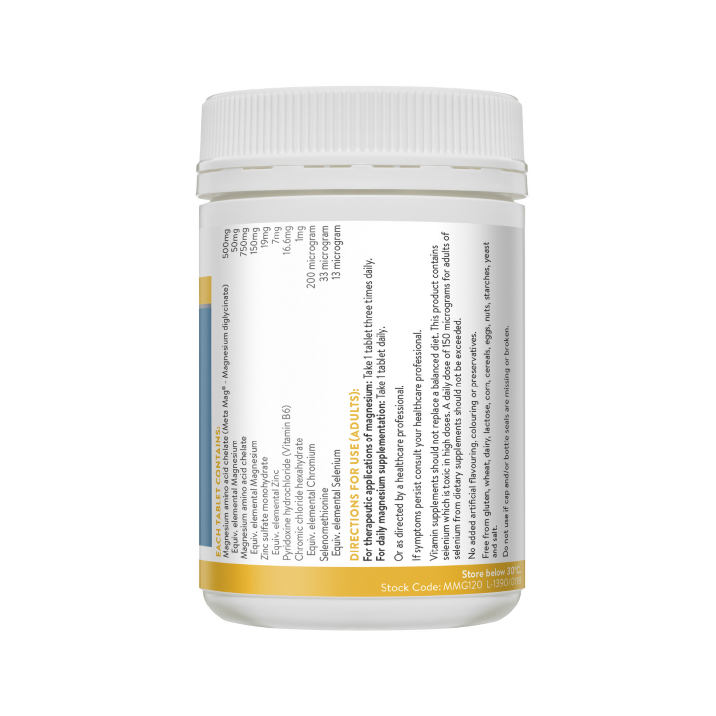 Ethical Nutrients Mega Magnesium 120 Tablets