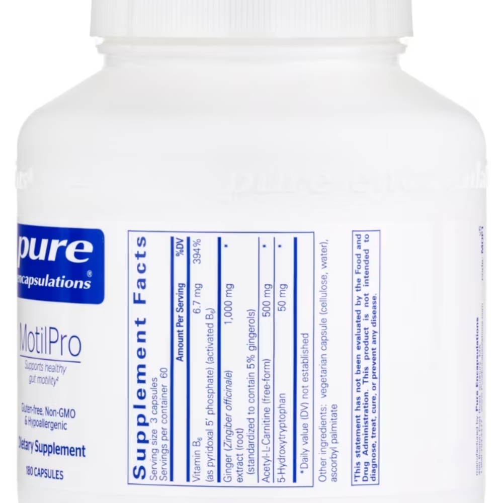 Pure Encapsulations MotilPro 180 Caps