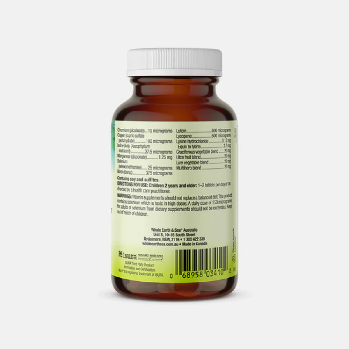 Whole Earth & Sea Kids Multi 30 Tab berry flavor