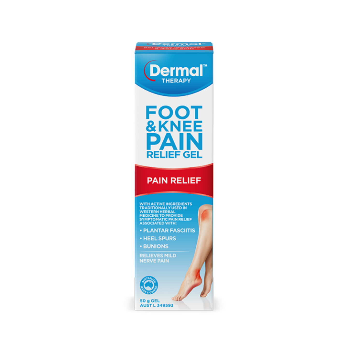 Dermal Therapy Foot & Knee Pain Relief Gel 50g
