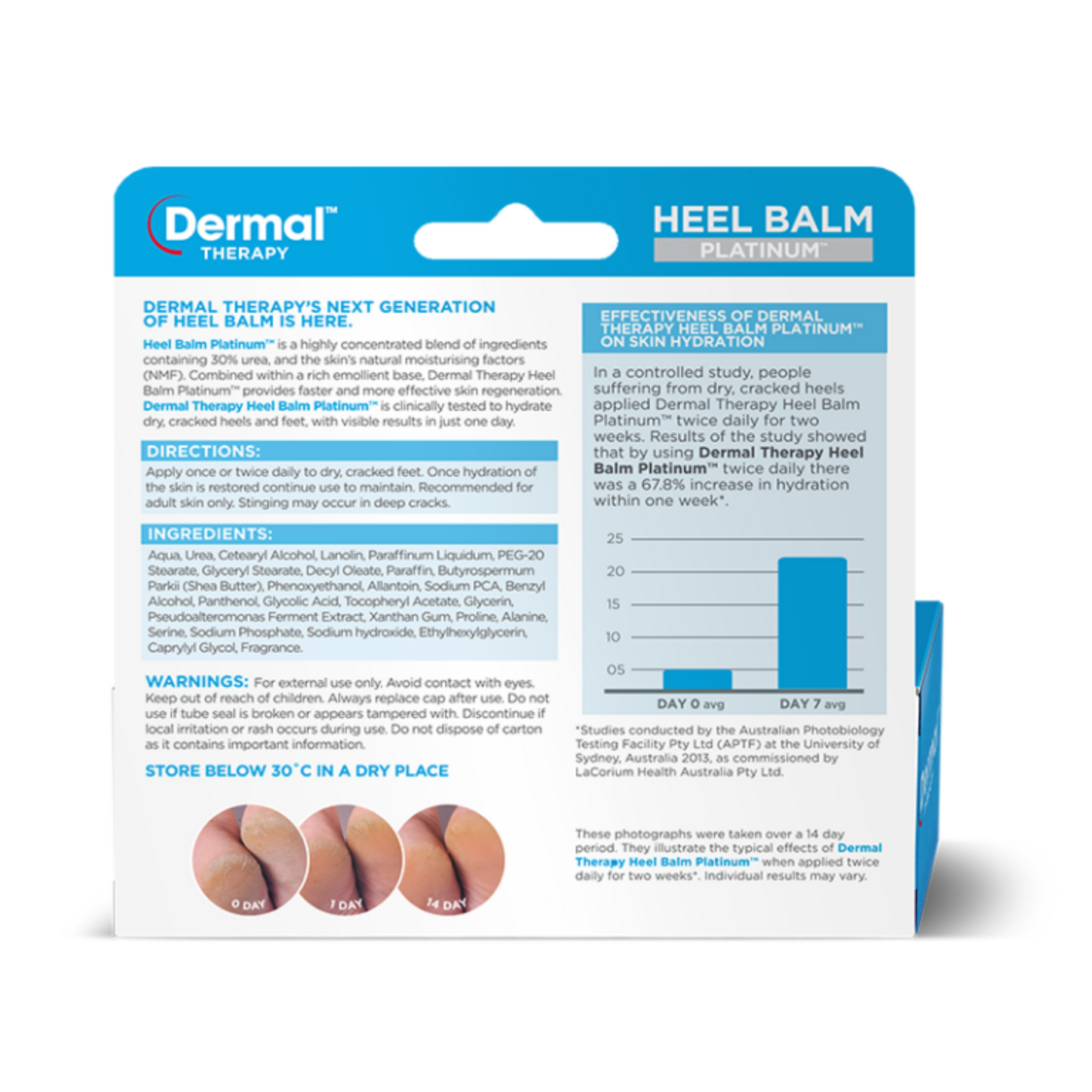 Dermal Therapy Heel Balm Platinum 75g