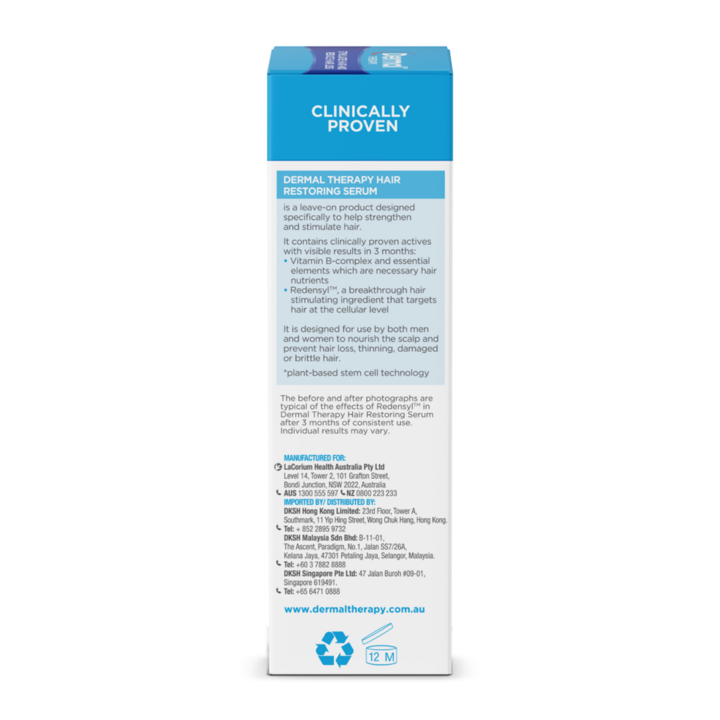 Dermal Therapy Hair Restoring Serum 60ml