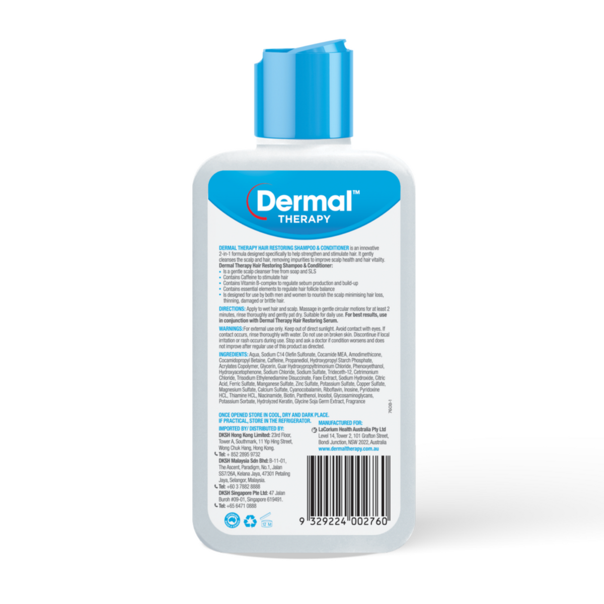 Dermal Therapy Hair Restoring Shampoo & Conditioner
