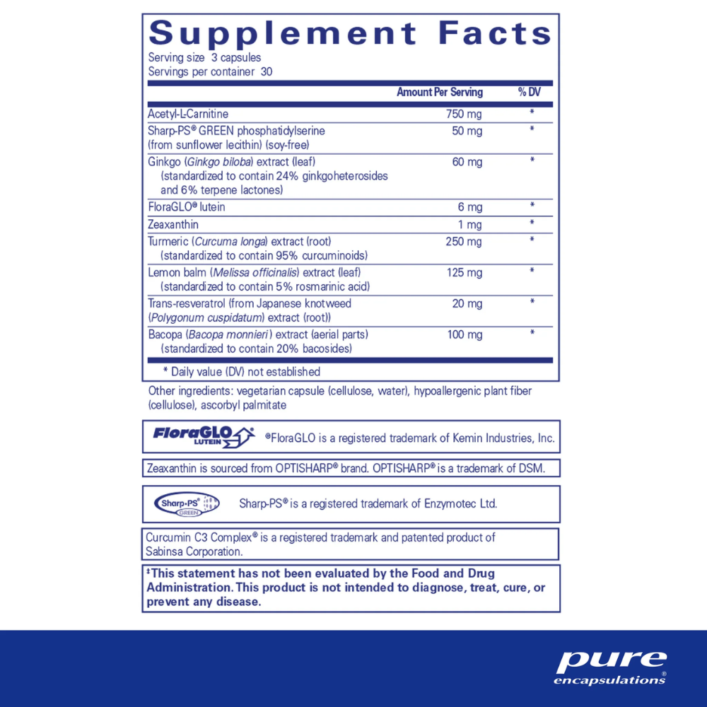 Pure Encapsulations Memory Pro