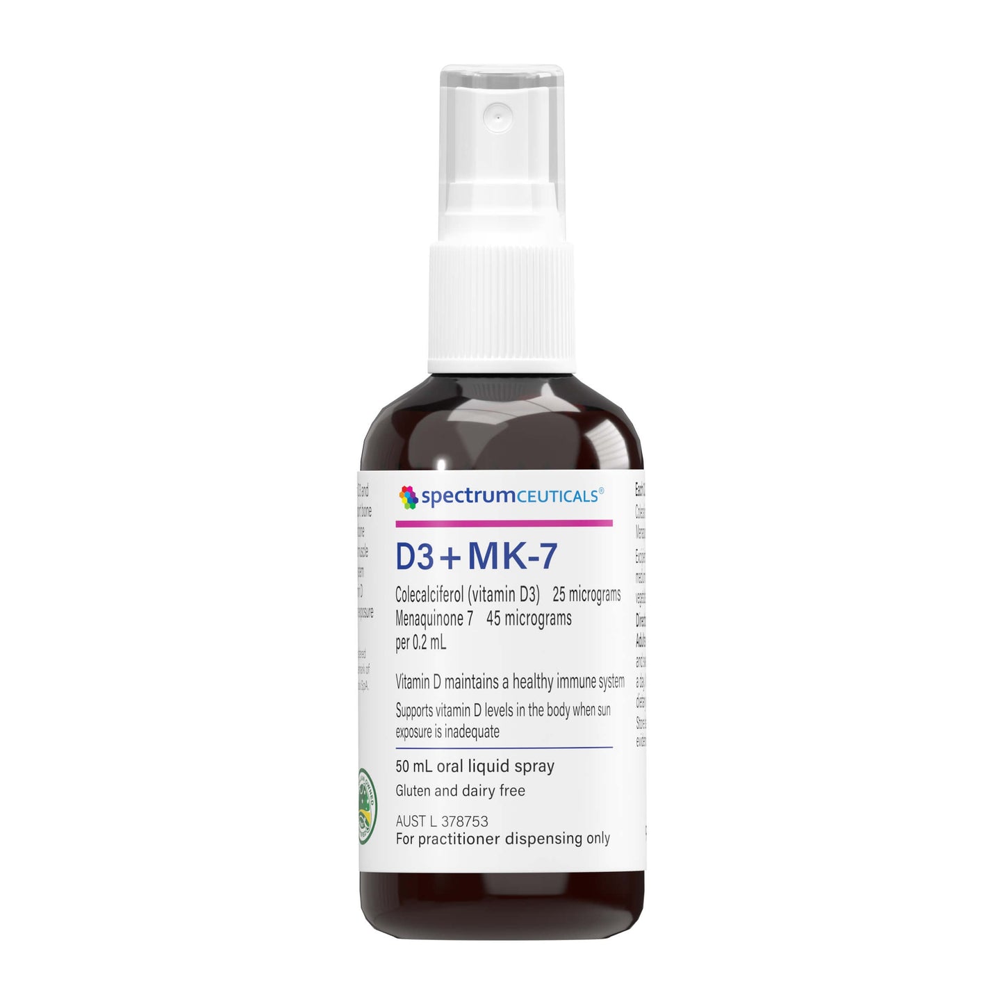 Spectrumceuticals D3+Mk-7 Spray