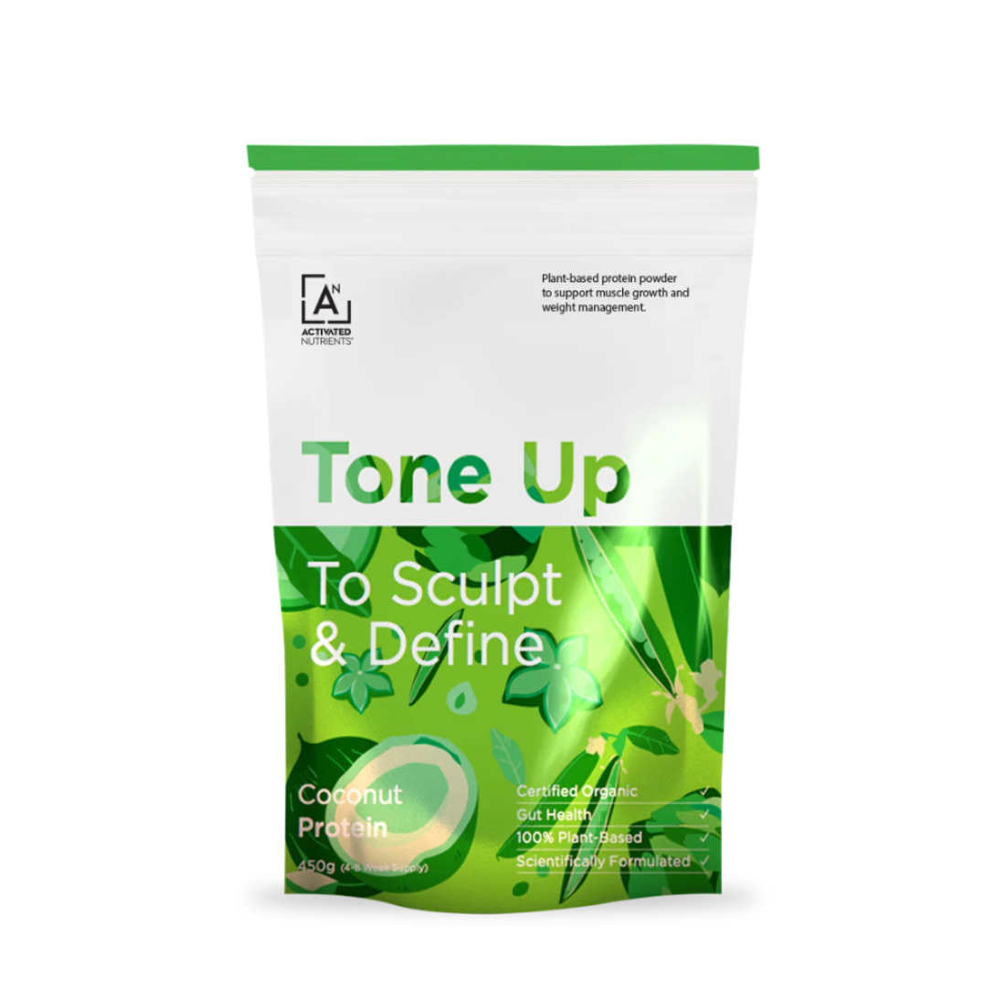 Activated Nutrients Protein Coconut Tone Up 450g
