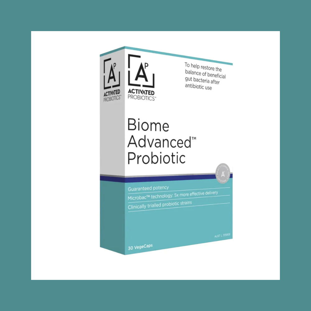 Activated Probiotics Biome Advanced Probiotic 30 Capsules