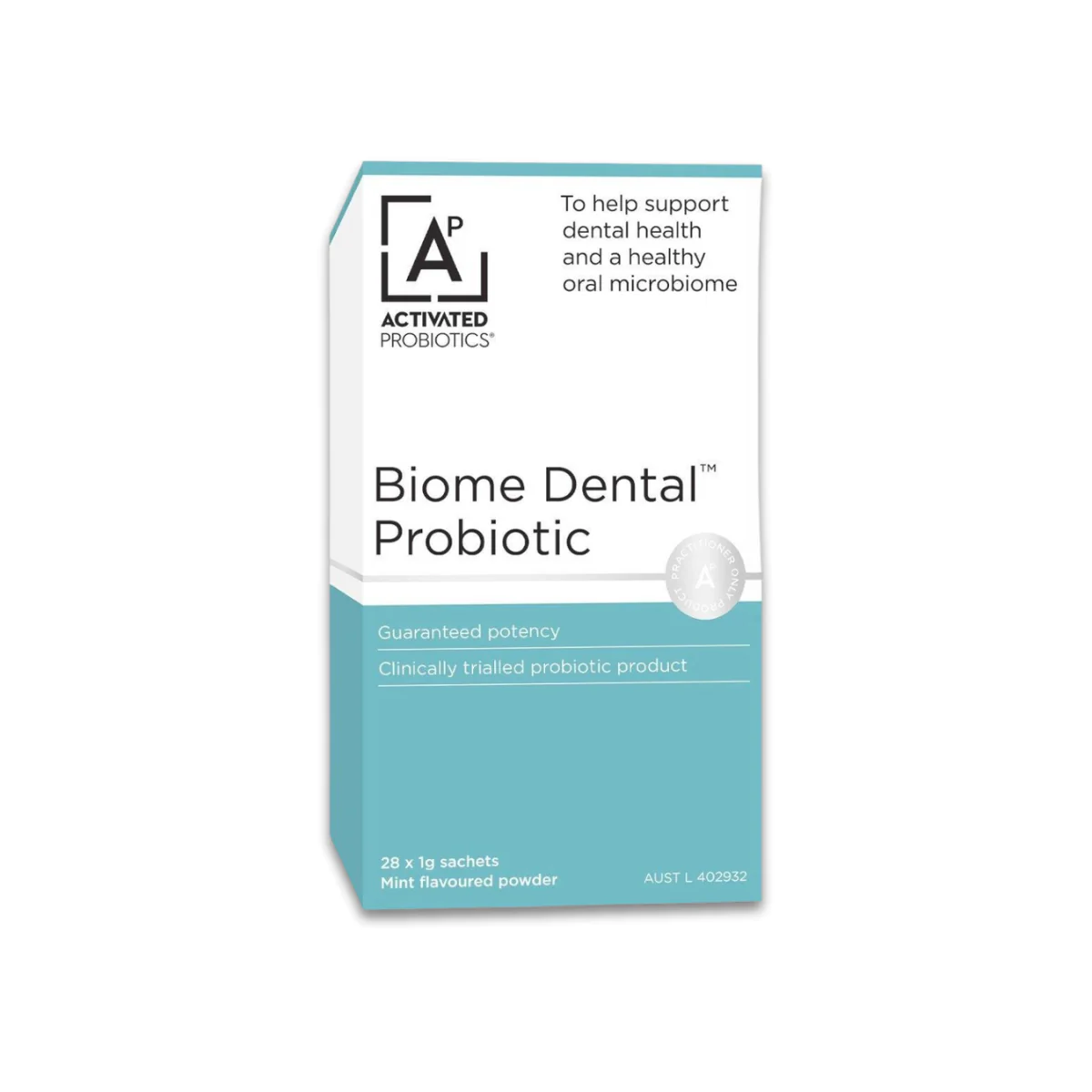Activated Probiotics Biome Dental Probiotic 28 Sachets Mint