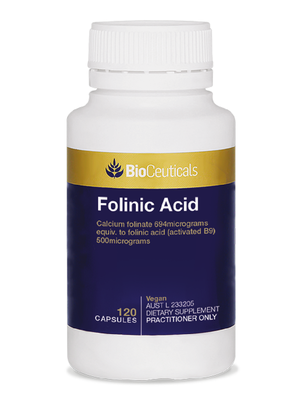 BioCeuticals Folinic Acid 120 capsules