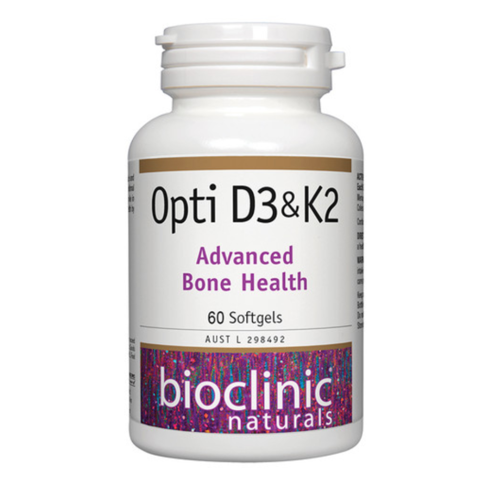 Bioclinic Naturals Opti D3 & K2 60 Capsules