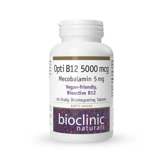 Bioclinic Naturals Opti B12 5000mcg 60 Tablets
