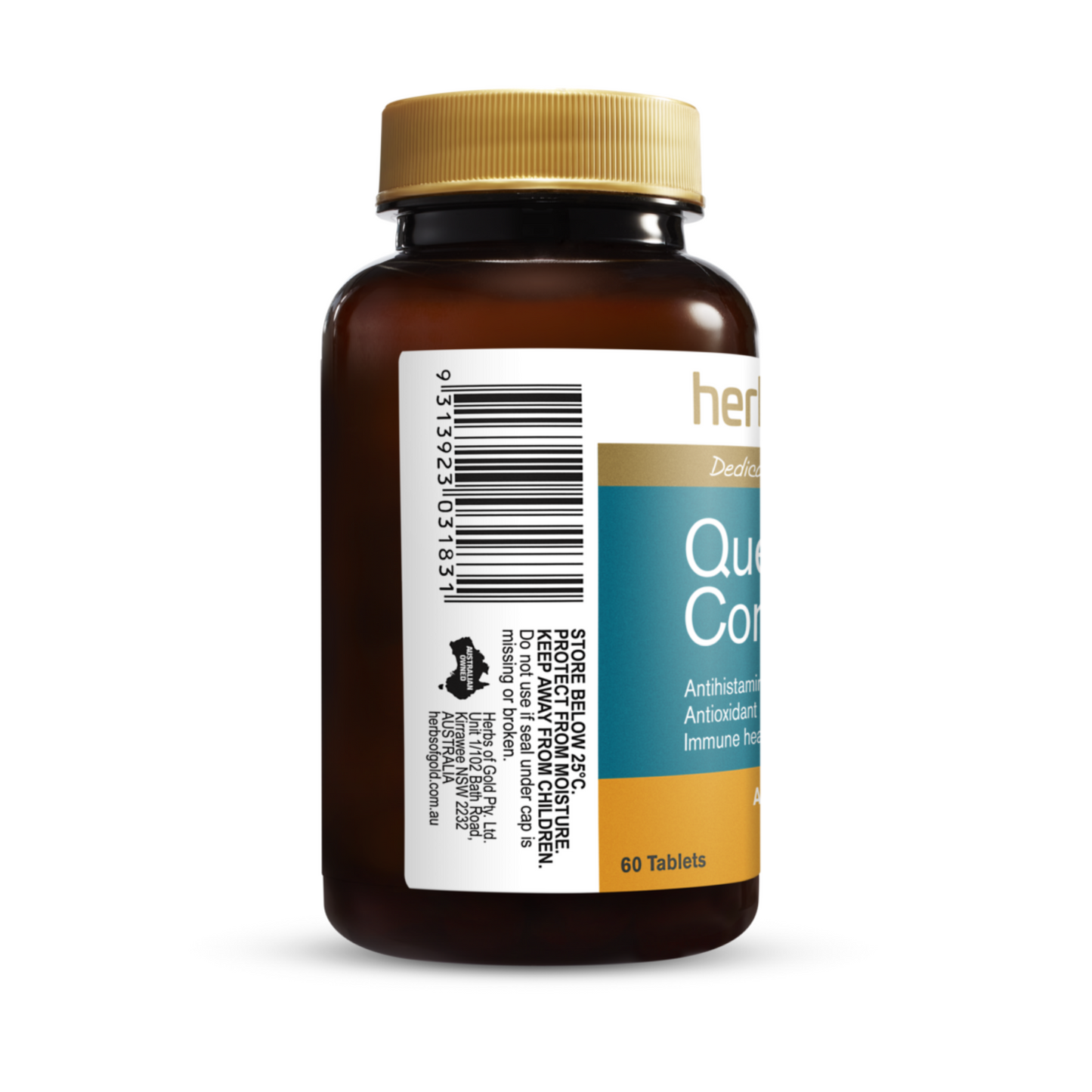 Herbs Of Gold Quercetin Complex 60 Tablets 