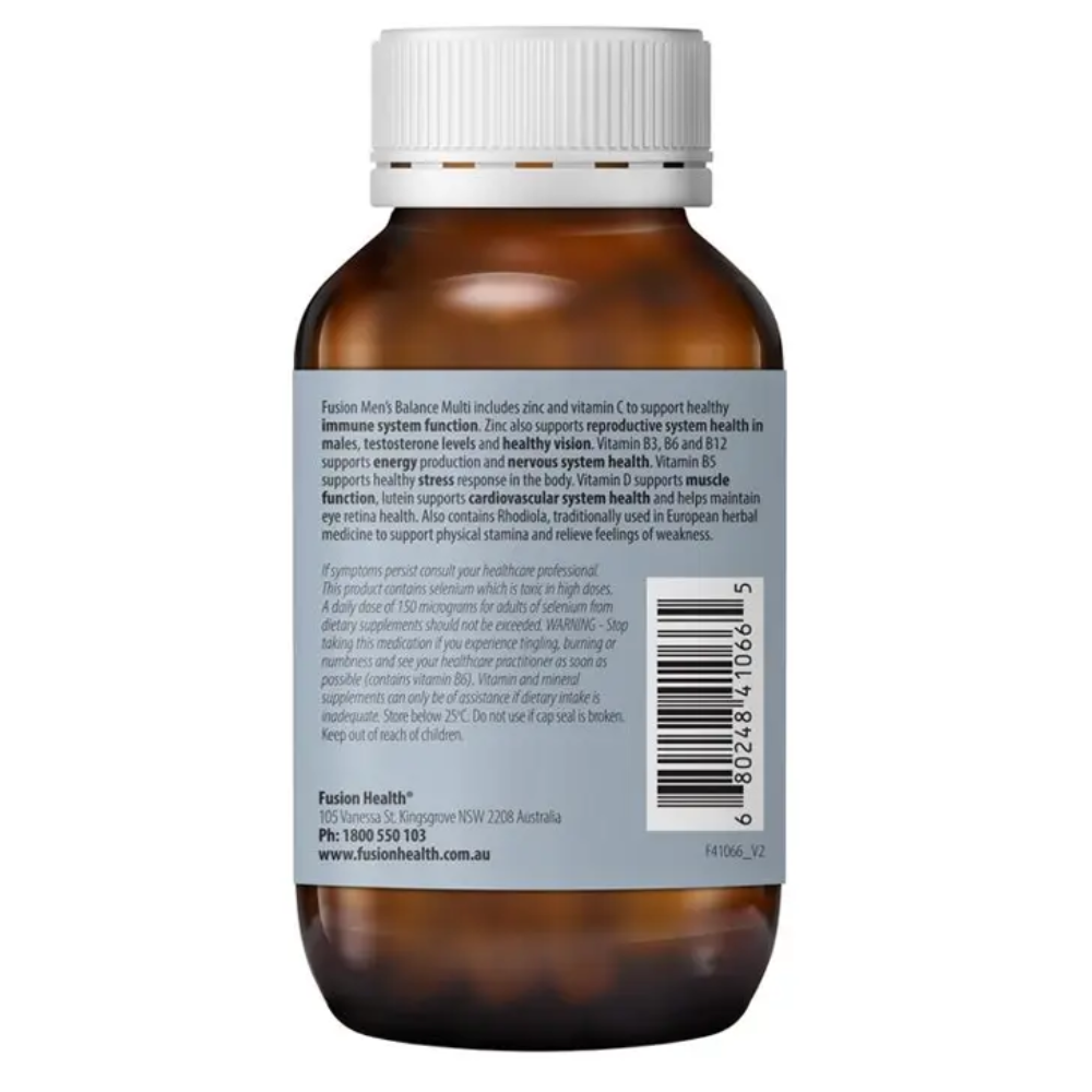 Fusion Men's Balance Daily Multivitamins