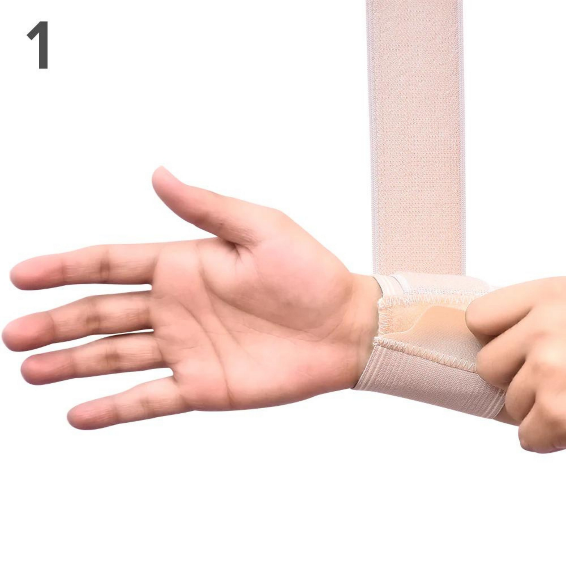 Futuro Wrist Support Strap 46709ENR Adjustable, Beige