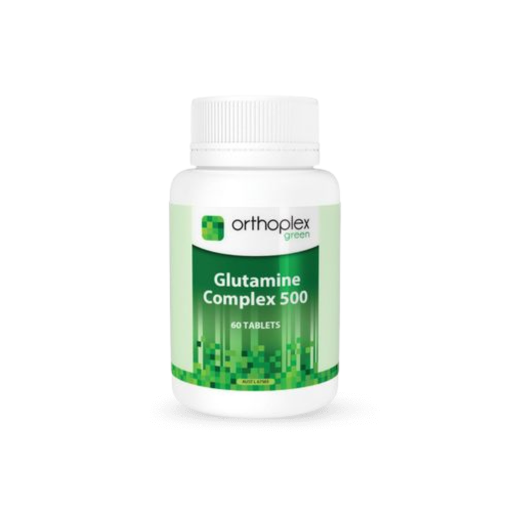 Orthoplex Green Glutamine Complex 500 60 Tablets