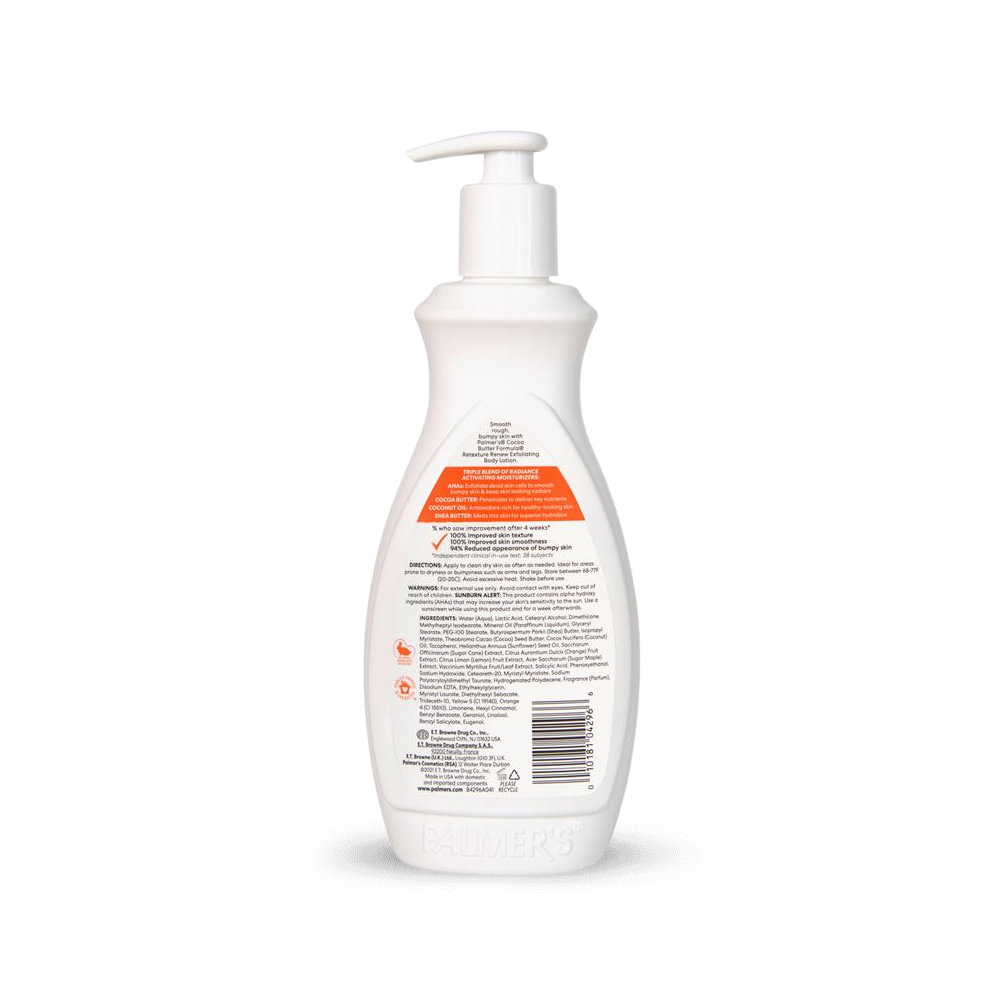 Palmers Cocoa Butter Retexture & Renew Exfoliating Body Lotion 400ml