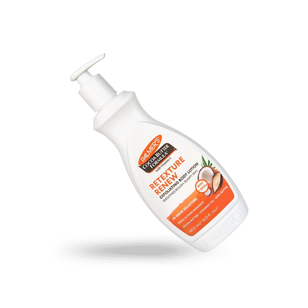 Palmers Cocoa Butter Retexture & Renew Exfoliating Body Lotion 400ml