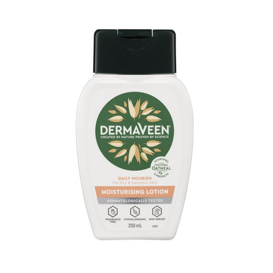 DermaVeen Daily Nourish Moisturising Lotion 250mL