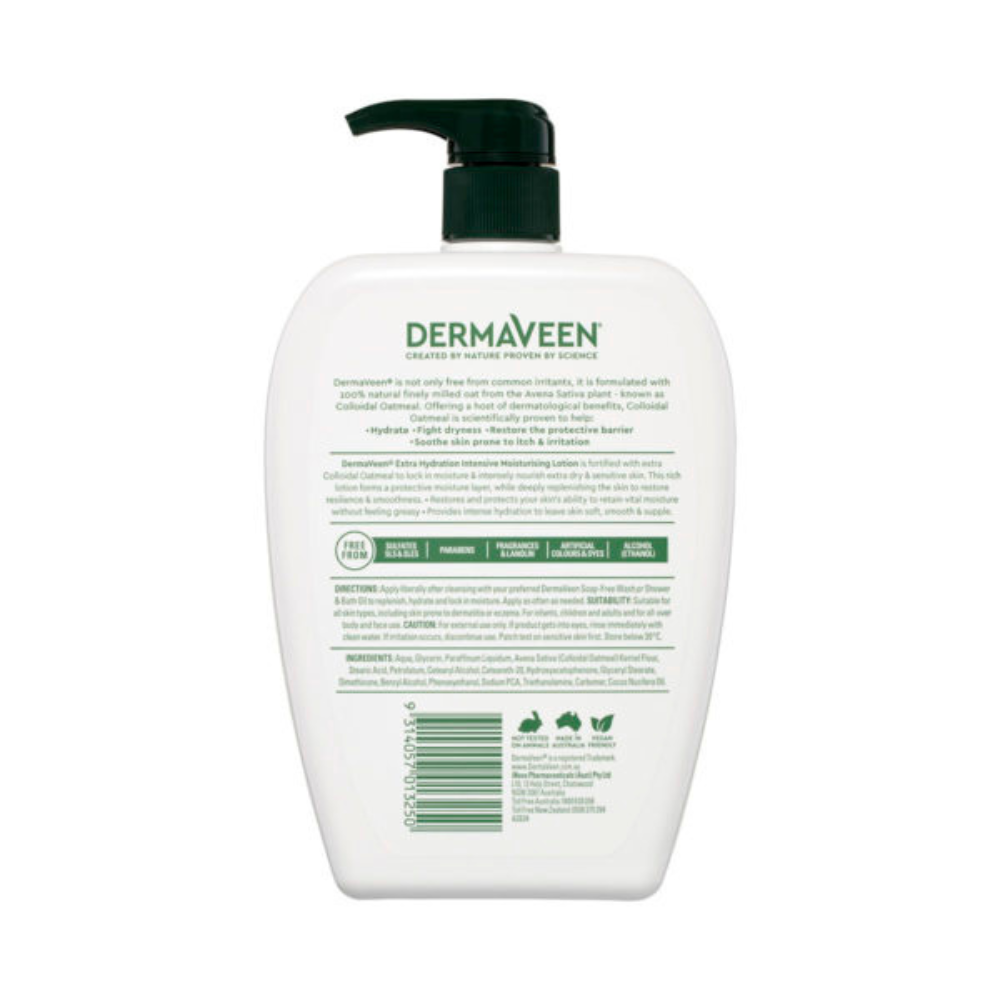 DermaVeen Extra Hydration Intensive Moisturising Lotion 1L