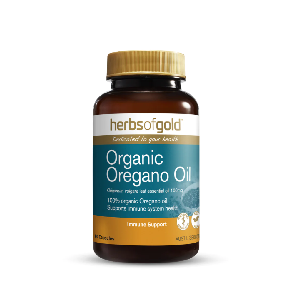 Herbs of Gold Organic Oregano Oil 60c