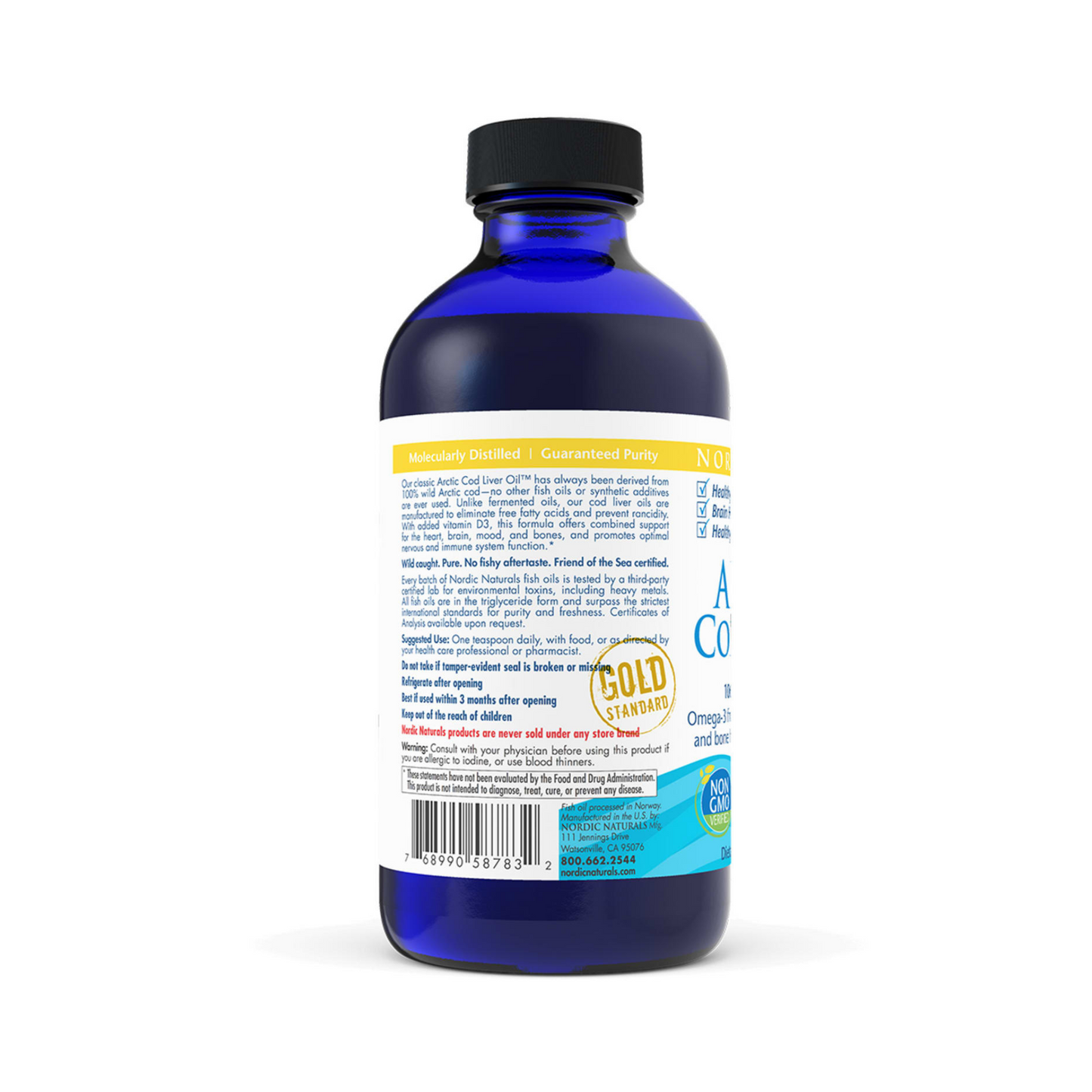 Nordic Naturals Arctic Cod Liver Oil Liquid 237ml