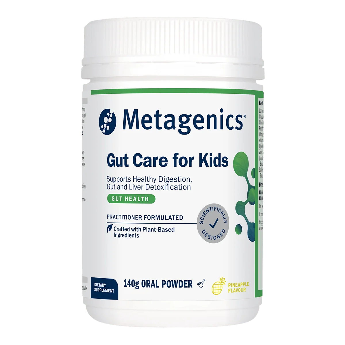 Metagenics Gut Care for Kids Pineapple flavour