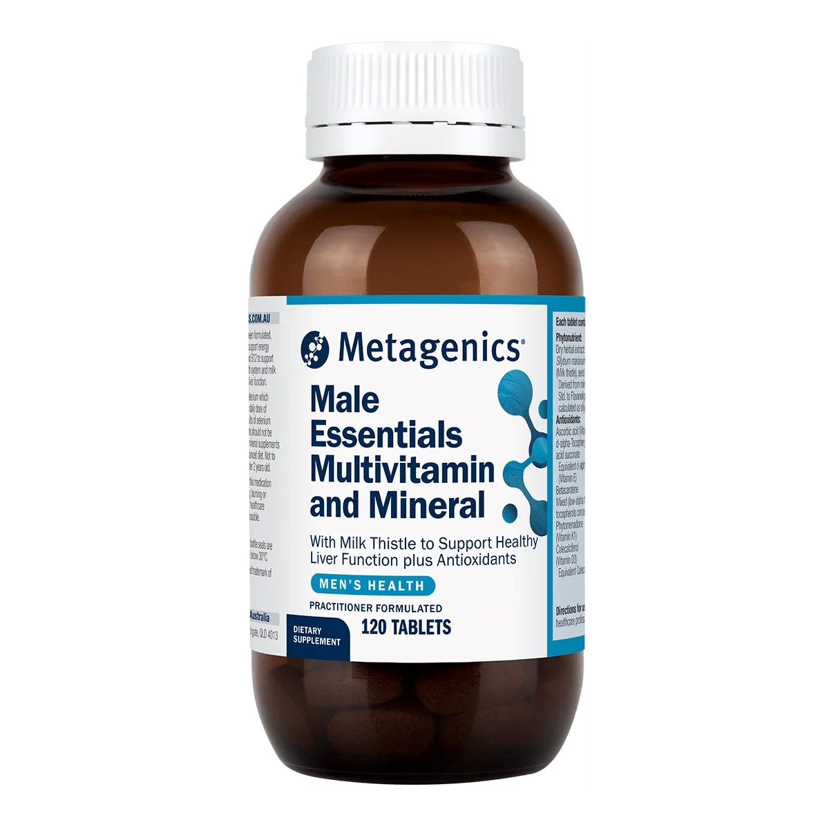 Metagenics Male Essentials Multivitamin and Mineral 120 tab
