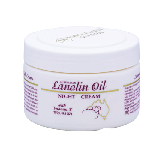 G&M Cosmetics Australia Lanolin Oil Moisturising Night Cream 250g