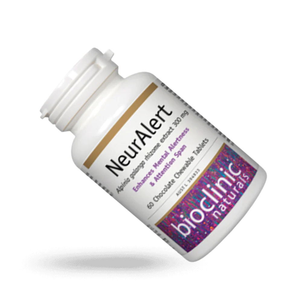 BioClinic Naturals NeurAlert 60 Chocolate Tab