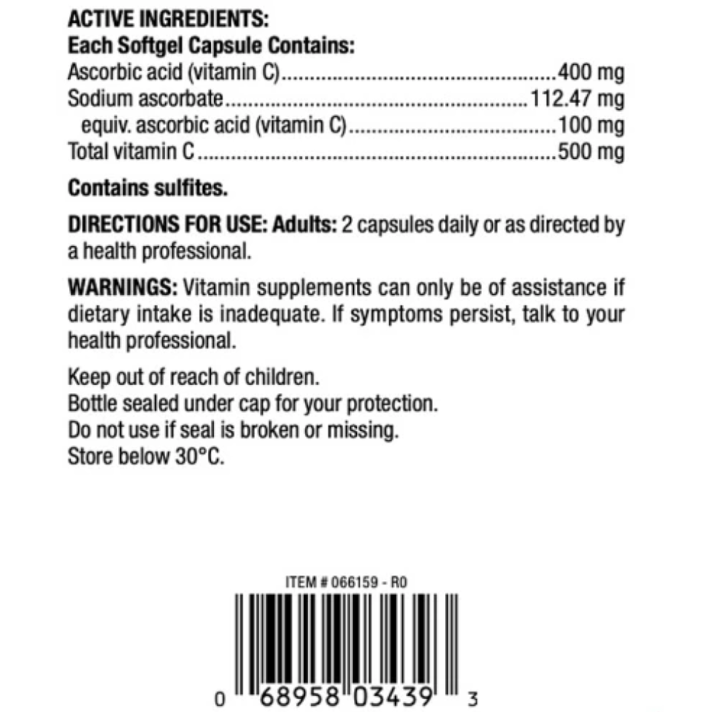 Natural Factors Liposomal Vitamin C 180 caps