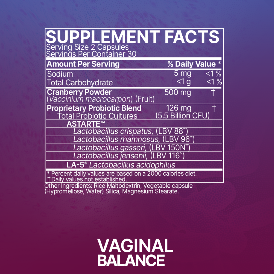 Microbiome Labs Vaginal Balance 60 Capsules