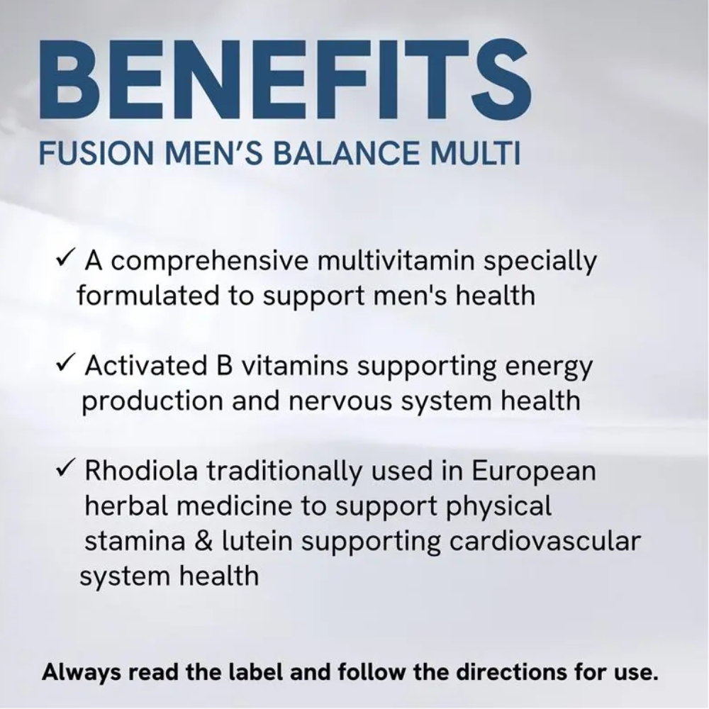 Fusion Men's Balance Daily Multivitamins