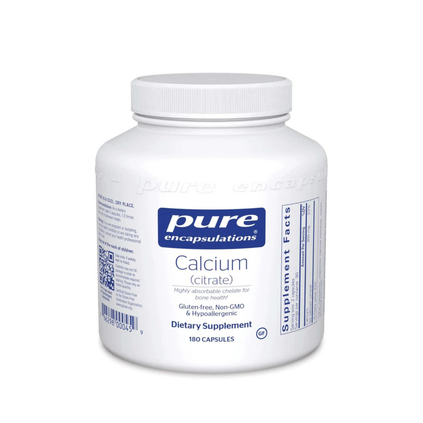 Pure Encapsulations Calcium (Citrate) 180 Capsules – NutriMedica