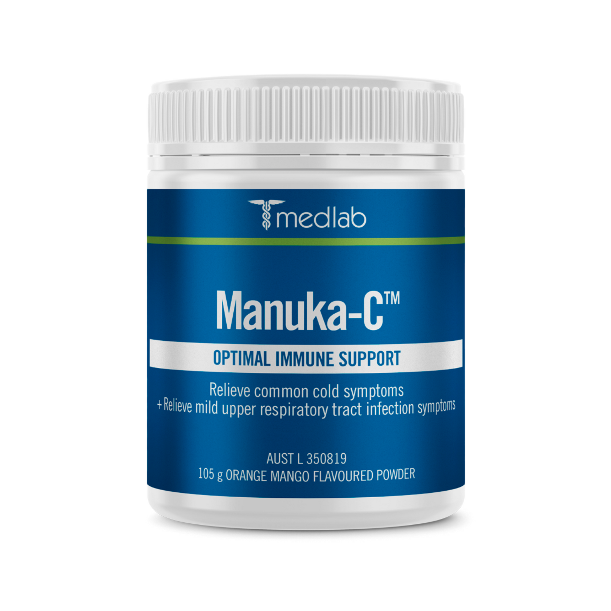 Medlab Manuka C Orange Mango Flavour Powder 105g