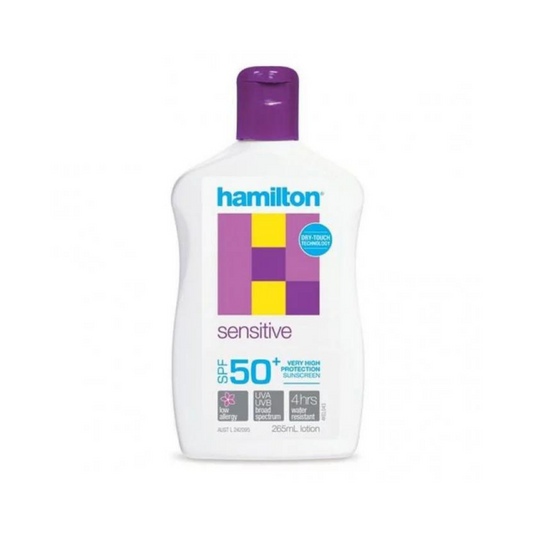 Hamilton Sensitive Sunscreen SPF50+ Lotion 265ml