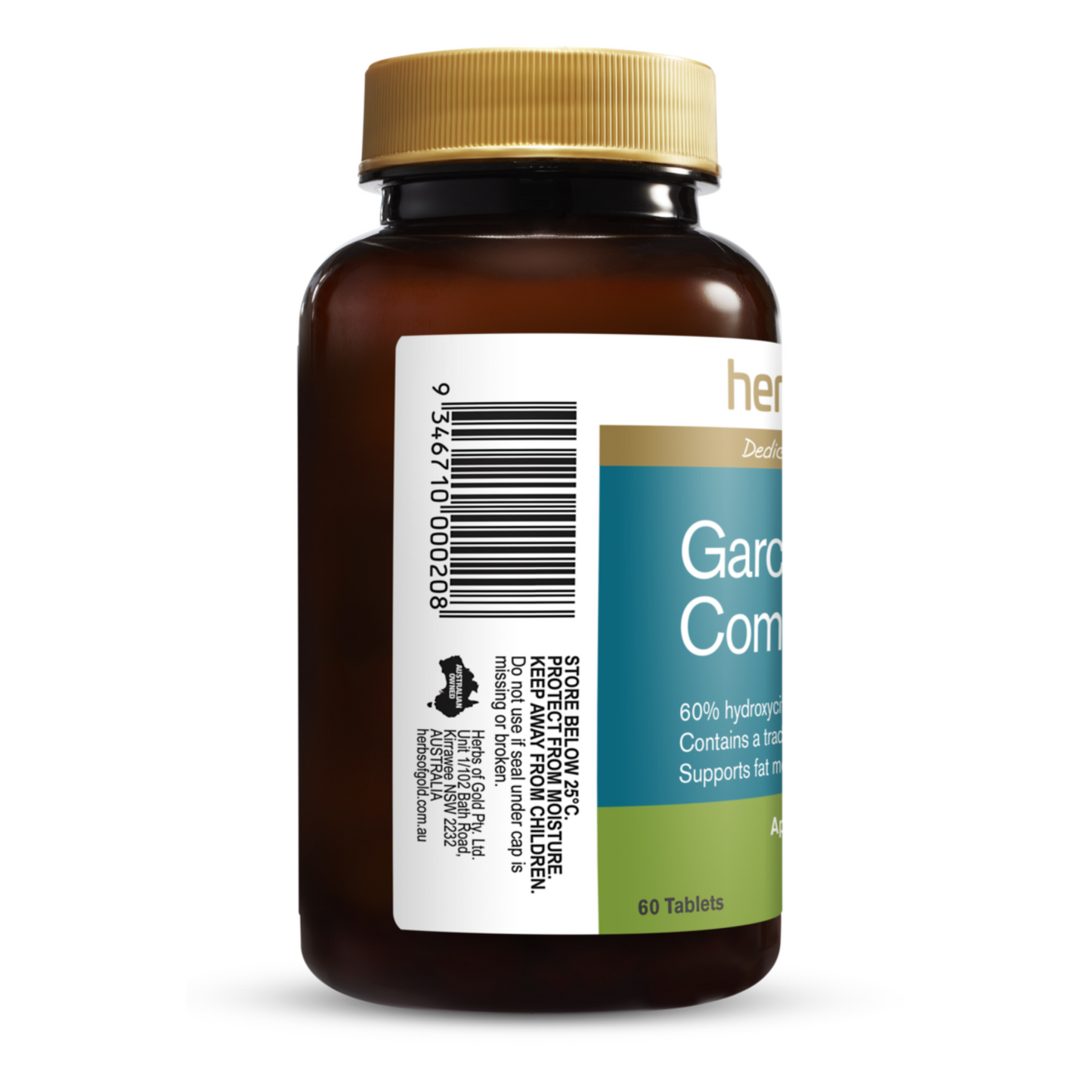 Herbs Of Gold Garcinia 8300+ Complex 60 Tablets