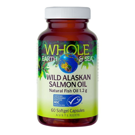 Whole Earth & Sea Wild Alaskan Salmon Oil 60 cap