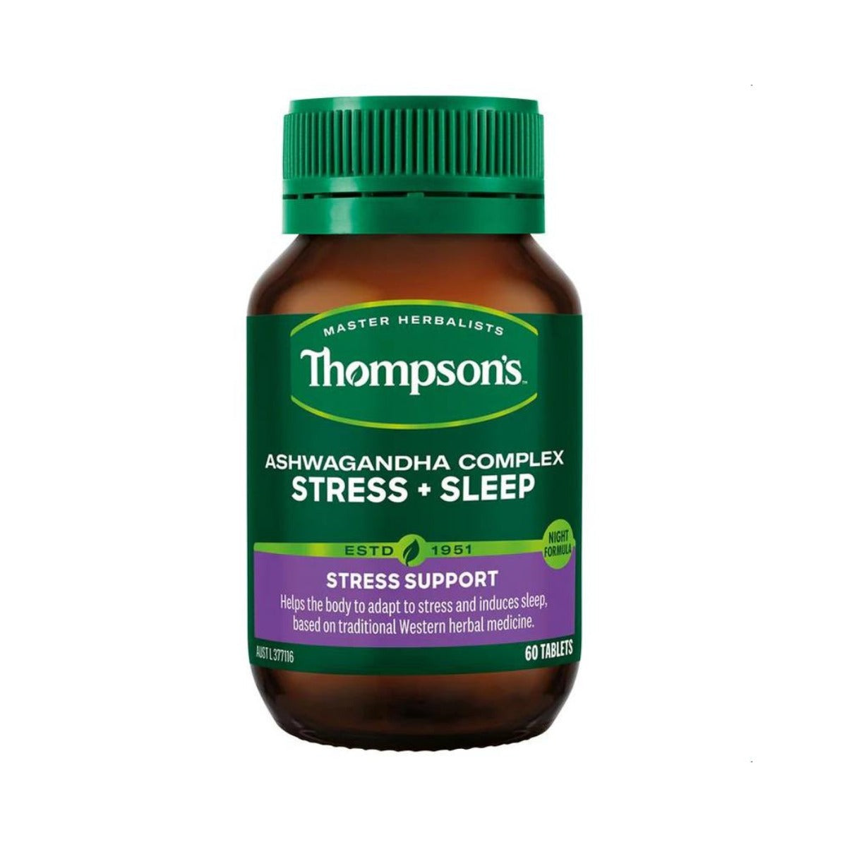 Thompsons Ashwagandha Complex Stress+Sleep 