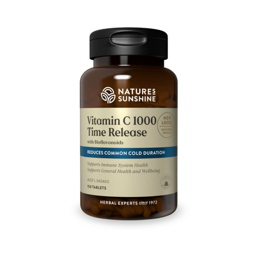 Nature's Sunshine Vitamin C 1000 Time Release 150 Tablets