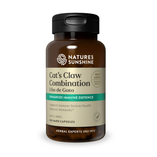 Nature's Sunshine Cat’s Claw Combination (Una de Gato) 100 Hard Capsules 